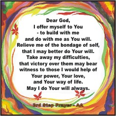 Heartful Art Online: Dear God magnet ( AA 3rd Step Prayer) - Heartful ...