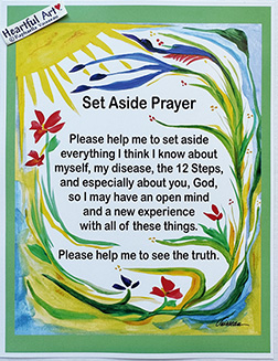 Set aside prayer poster (8x11) - Heartful Art by Raphaella Vaisseau